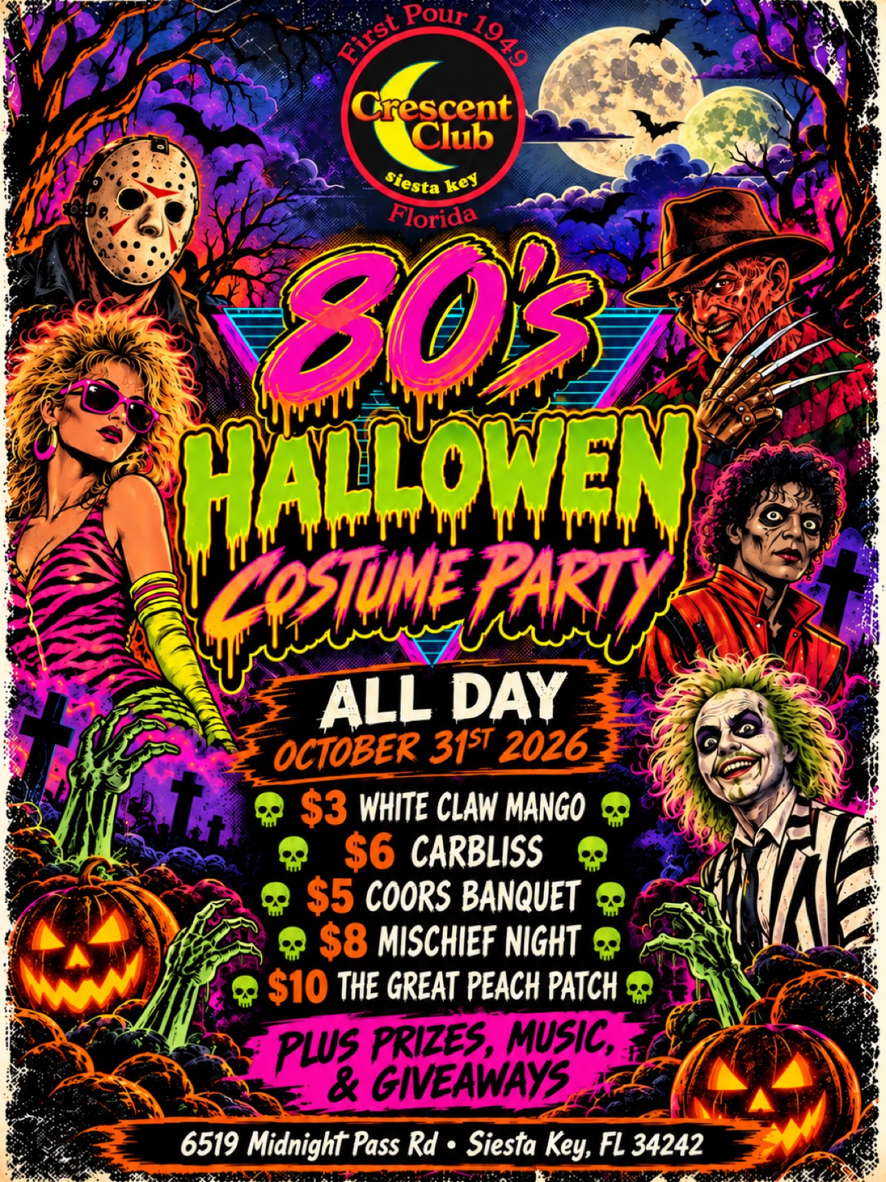 80's Halloween Costume Party — Sat · Oct 31